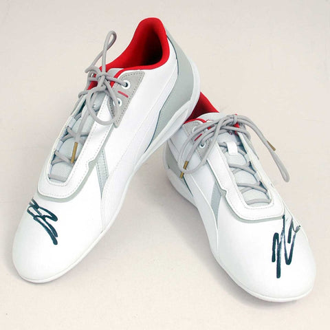 Charles Leclerc Hand Signed Ferrari Trainers Formula 1 Memorabilia with COA
