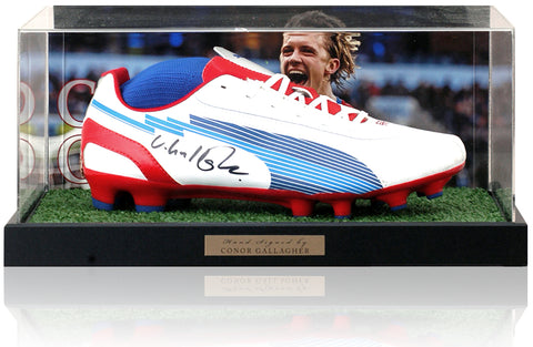 Conor Gallagher Signed Football Boot in Display Case + COA ? Palace & England