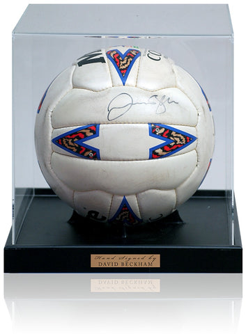 David Beckham Hand Signed Official Mitre Premier League Football COA