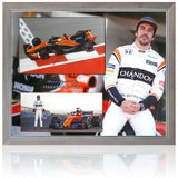Fernando Alonso Formula 1 Legend Hand Signed F1 Photo Presentation AFTAL COA