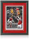 Alan Smith Arsenal Legend 1994 ECWC Final Hand Signed 16x12'' Montage COA