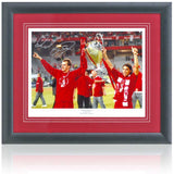 Dietmar Hamann hand signed 16x12'' Liverpool photo