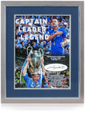 John Terry Chelsea Legend Hand Signed 16x12 Photo Presentation AFTAL COA