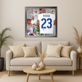Alessia Russo England Women's Euro Winner 2022 Hand Signed Football Shirt Display COA