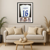 Jill Scott Autographed England Women’s Football Lionesses Framed Shirt COA