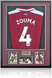 Kurt Zouma Europa Conference League Winner West Ham Hand Signed Shirt COA