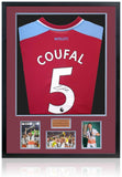 Vladimir Coufal Europa Conference League West Ham Hand Signed Shirt COA