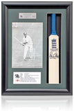 Brian Close England & Yorkshire CCC Hand Signed Mini Cricket Bat COA