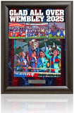 Daichi Kamada Crystal Palace 2025 FA Cup Winner Hand Signed 16x12'' Presentation