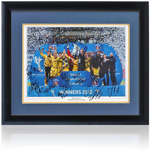 Kilmarnock Hand Signed 2012 Scottish League Cup Winners 16x12" Photograph COA