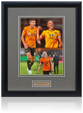 Conor Coady Wolverhampton Wanderers Hand Signed 16x12" Wolves Montage COA