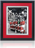 Manchester United 1968 European Cup Final Hand Signed by 5 Legends 16x12'' Montage