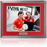 Bobby Robson Hand Signed 16x12'' England Photograph AFTAL COA