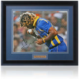 Lasith Malinga Cricket Legend Hand Signed 16x12'' Sri Lanka Photograph AFTAL COA