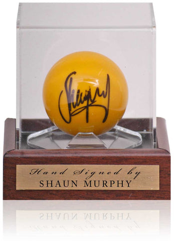 Shaun Murphy Snooker Legend Hand Signed Yellow Ball AFTAL COA