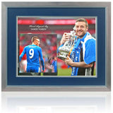 Jamie Vardy Leicester City Hand Signed FA Cup Photograph Presentation AFTAL COA