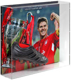 Steven Gerrard Liverpool Hand Signed Football Boot Large Display AFTAL COA