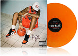 AJ Tracey Hand Signed 'Flu Game' 2 LP Orange 12'' Vinyl Album New AFTAL COA