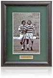 Dixie Deans and Lou Macari Celtic Legends Hand Signed 12x8'' Photograph COA
