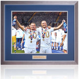 Kalvin Phillips & Luke Ayling Hand Signed Leeds United Photograph AFTAL COA