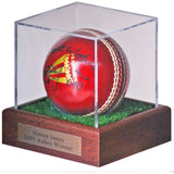 Simon Jones England Ashes Cricket Legend Hand Signed Cricket Ball Display COA