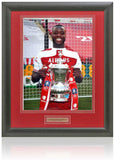 Nicolas Pepe Arsenal Hand Signed 16x12'' Photograph AFTAL COA