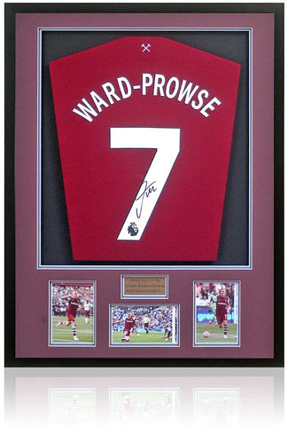 James Ward-Prowse West Ham United Hand Signed Shirt Display AFTAL COA