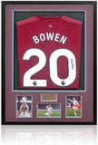 Jarrod Bowen Europa Conference League Winner Hand Signed West Ham Home Shirt COA