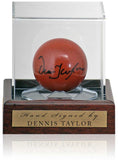 Dennis Taylor Snooker Legend Hand Signed Brown Ball AFTAL COA