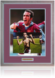 Paolo Di Canio West Ham United Legend Hand Signed 16x12'' Photo Presentation COA