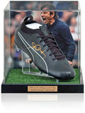 Antonio Conte Tottenham Hotspur Hand Signed Football Boot Presentation AFTAL COA