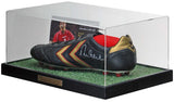 Robbie Fowler Liverpool Hand Signed Football Boot Display AFTAL Photo COA