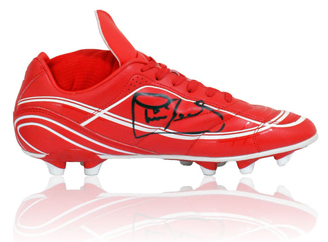 Phil Neal Liverpool Northampton Town Legend Hand Signed Football Boot AFTAL COA