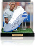 Richarlison Tottenham Hotspur Hand Signed Football Boot Presentation AFTAL COA