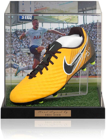 Eric Dier Tottenham Hotspur Hand Signed Football Boot Presentation AFTAL COA