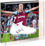 Mark Noble West Ham United Hand Signed  Football Boot Large Display AFTAL COA