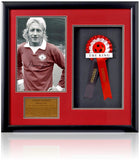 Denis Law Manchester United Legend Hand Signed The King Large Presentation COA