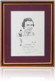 Trevor Brooking West Ham United Legend Hand Signed 16x12'' Art Print AFTAL COA