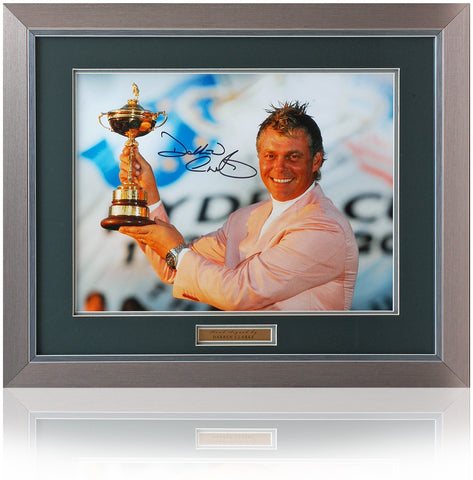 Darren Clarke Golf Legend Hand Signed 16x12'' Photograph AFTAL COA