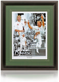 Matthew Hoggard Cricket Legend Hand Signed 16x12'' England Ashes Montage COA