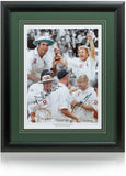 Michael Vaughan and Matthew Hoggard Cricket Legends Hand Signed 16x12'' Montage COA