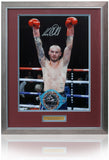 Kevin Mitchell Boxing Legend Hand Signed 16x12” Photograph AFTAL COA