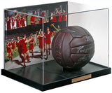 Liverpool F.C 1977 European Cup Winning Squad Hand Signed by 9 Football Display COA