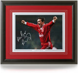 Neil Ruddock Liverpool Icon Hand Signed 16x12'' Photograph AFTAL COA