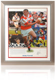 Andy Farrell Rugby Legend Hand Signed 17x13'' England Photograph COA