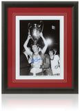 David Sadler Manchester United Hand Signed 1968 European Cup 16x12"  Photograph COA