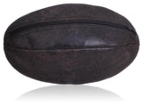 PU Leather Rugby Ball Wash Bag (Retro)