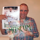 Vinnie Jones Hand Signed 16x12'' Framed Leeds United Photograph Photo COA