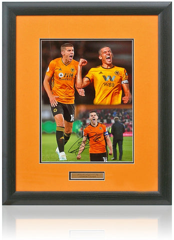 Conor Coady Wolverhampton Wanderers Hand Signed 16x12" Wolves Montage COA