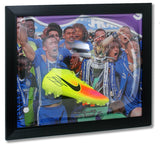Gary Cahill Chelsea Hand Signed Football Boot Dome Display AFTAL COA